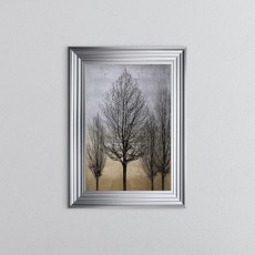 Gold Tree 2 - Steel Frame - 55x75cm