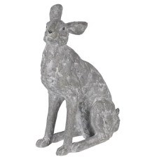Resin Sitting Grey Hare Resin Sitting Grey Hare