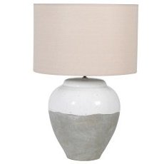 Two Tone Lamp with Shade