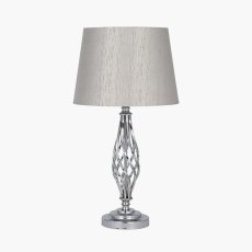 Silver Metal Table Lamp
