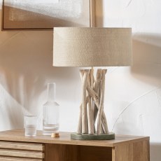 Driftwood & Natural Jute Table Lamp