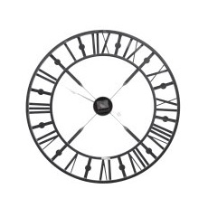 Antique Grey Skeleton Wall Clock