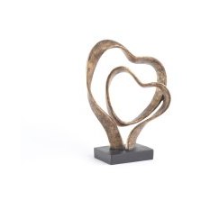 Double Heart Sculpture