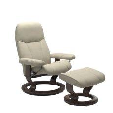 Stressless Small Consul Chair & Footstool