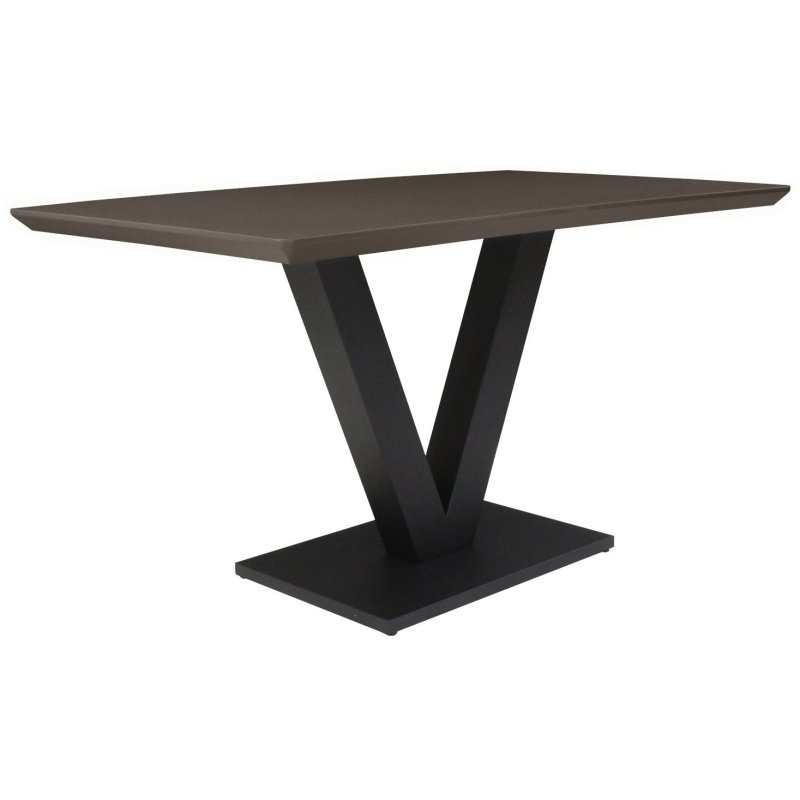 Kent 135cm Dining Table Grey Gloss Kent 135cm Dining Table Grey Gloss