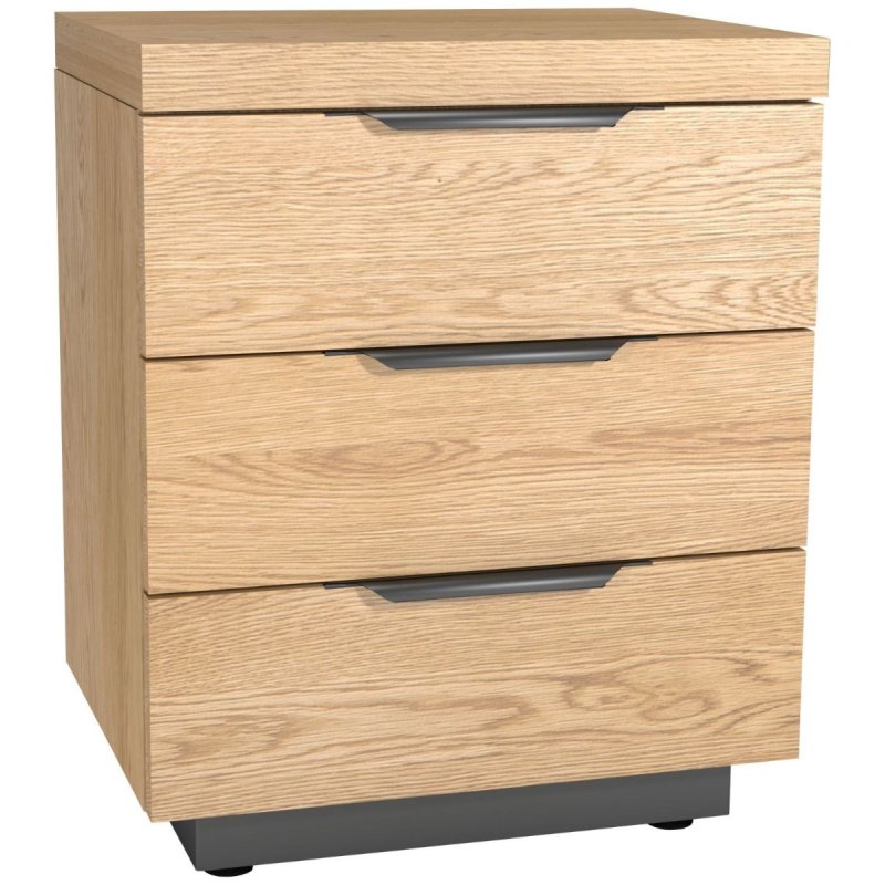 Fishbourne 3 Drawer Bedside Fishbourne 3 Drawer Bedside