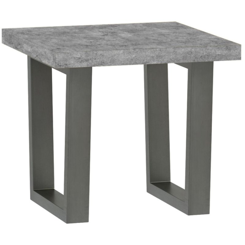 Fishbourne Lamp Table - Stone Effect Fishbourne Lamp Table - Stone Effect