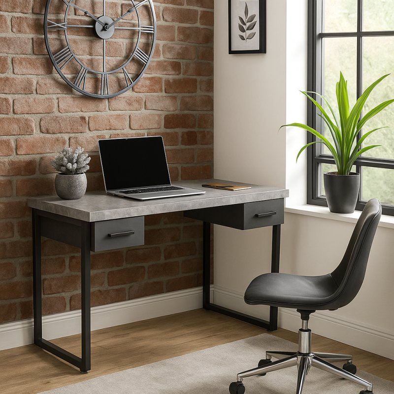 Fishbourne Stone Desk with Drawers Fishbourne Stone Desk with Drawers
