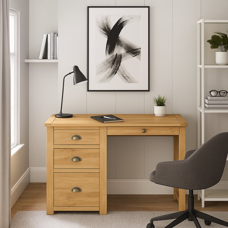 Northwood Single Pedestal Desk Northwood Single Pedestal Desk