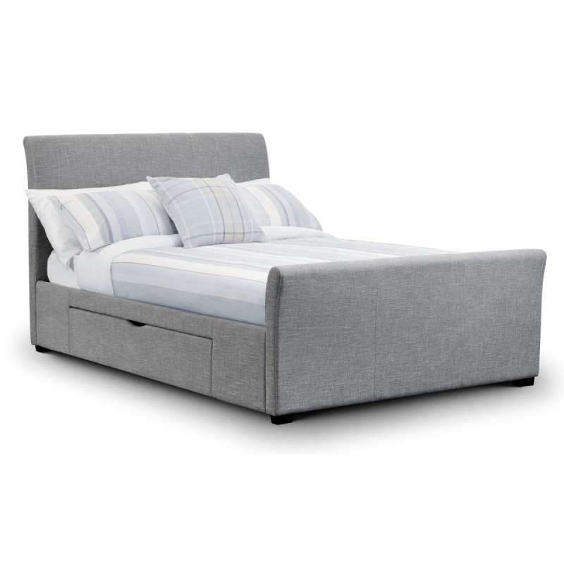 Colby Bed with Drawers - Light Grey Colby Bed with Drawers - Light Grey