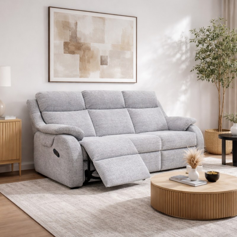 G Plan Kingsbury 3 Seater Double Manual Recliner Sofa G Plan Kingsbury 3 Seater Double Manual Recliner Sofa