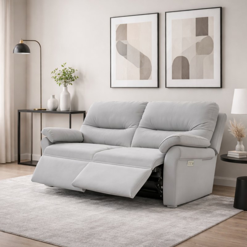 G Plan Seattle 2 Seater Double Power Recliner Sofa with Double Lumbar Support G Plan Seattle 2 Seater Double Power Recliner Sofa with Double Lumbar Support