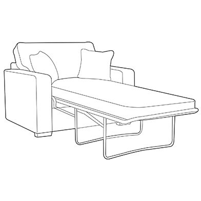 Clara 80cm Standard Sofa Bed Clara 80cm Standard Sofa Bed