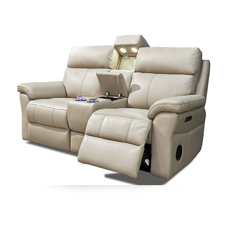 La-Z-boy Dixie 2 Seater Power Recliner with Head Tilt Lumber and Console La-Z-boy Dixie 2 Seater Power Recliner with Head Tilt Lumber and Console