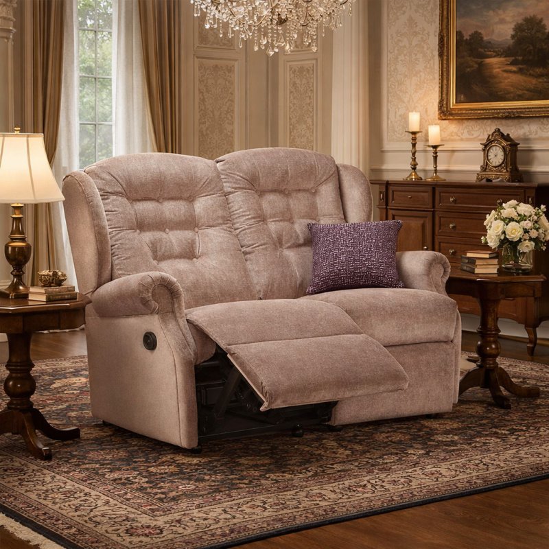 Sherborne Lynton Small Rechargeable Power Recliner 2 Seater Sherborne Lynton Small Rechargeable Power Recliner 2 Seater