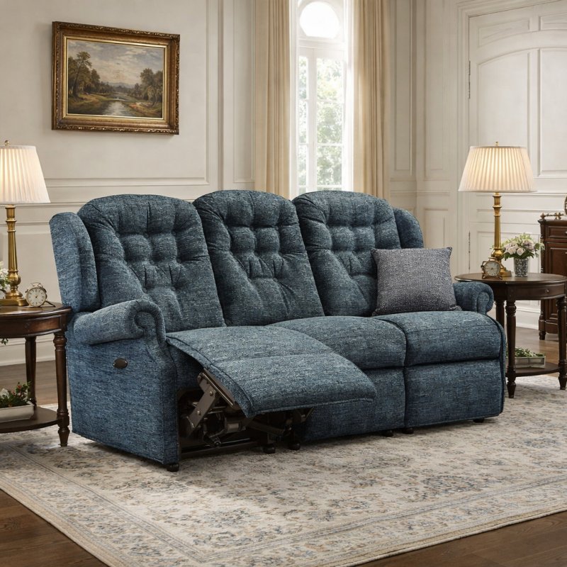 Sherborne Lynton Small Power Recliner 3 Seater Sherborne Lynton Small Power Recliner 3 Seater