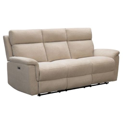 Darcey 3 Seater Power Recliner - Natural Darcey 3 Seater Power Recliner - Natural