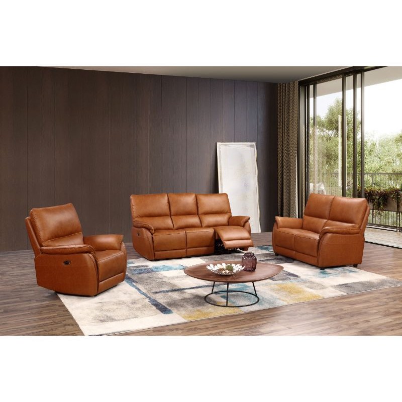 Furniture Link Elliot Power Recliner in Tan