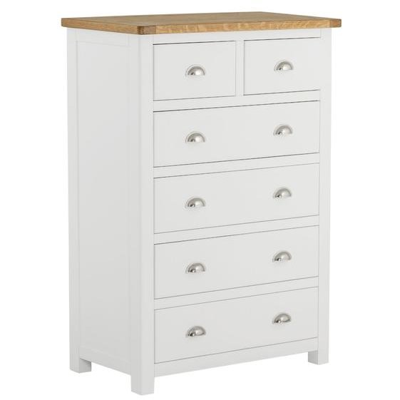 Northwood 2+4 Chest - White Northwood 2+4 Chest - White
