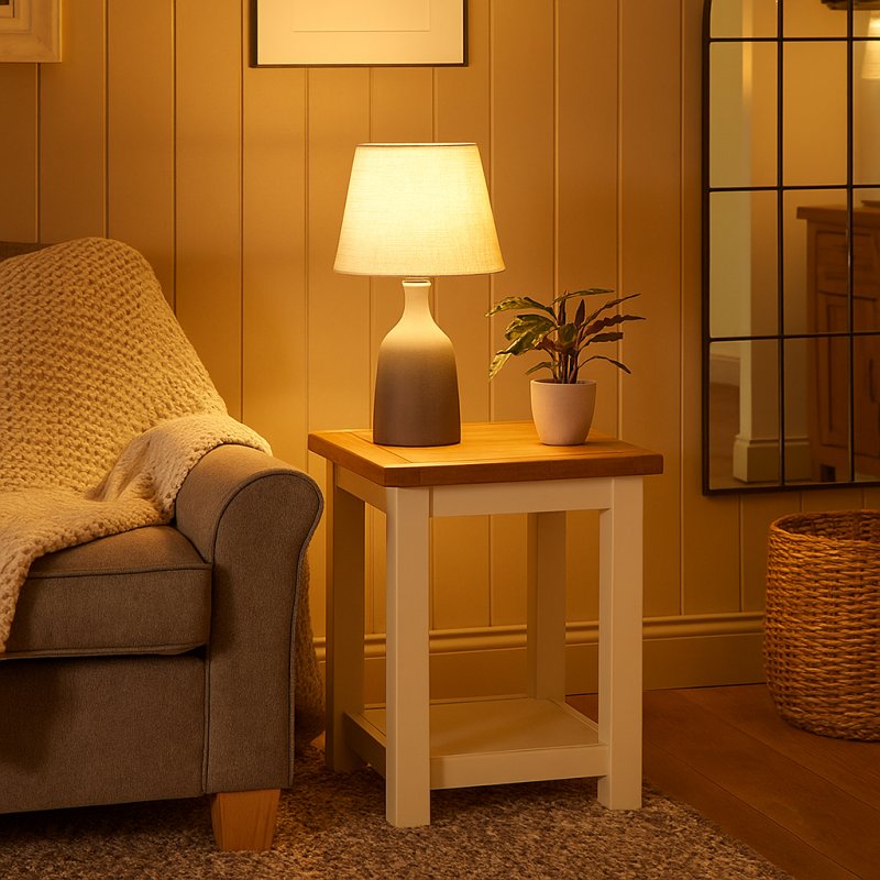 Northwood Lamp Table - White Northwood Lamp Table - White
