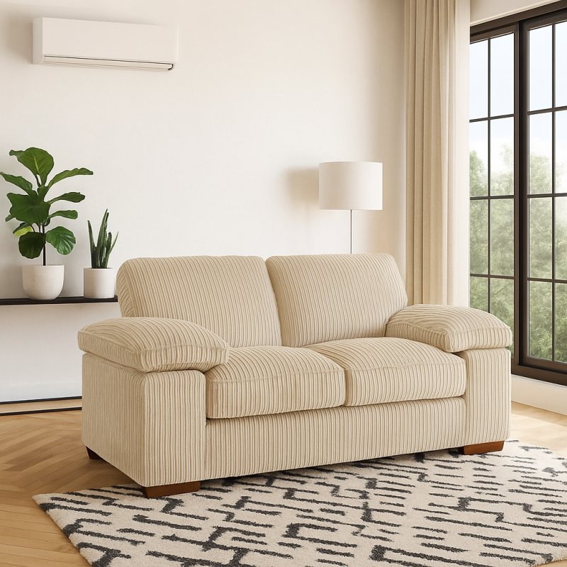 Loxton 2 Seater in Corduroy Stone - Special (WHILST STOCKS LAST) Loxton 2 Seater in Corduroy Stone - Special (WHILST STOCKS LAST)