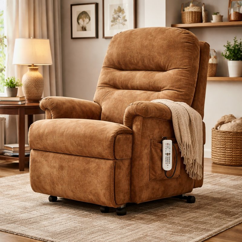 Sherborne Beaumont Small 2 Motor Electric Riser Recliner With Adjustable Headrest Sherborne Beaumont Small 2 Motor Electric Riser Recliner With Adjustable Headrest