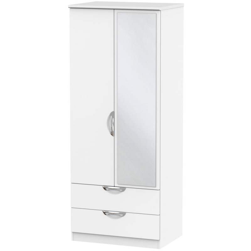 Carisbrooke 2ft6in 2 Drawer Mirror Robe Carisbrooke 2ft6in 2 Drawer Mirror Robe