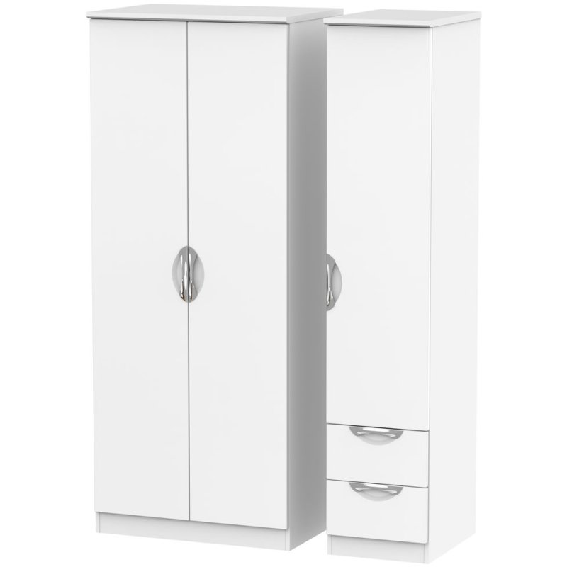Carisbrooke Triple Plain + Drawer Robe Carisbrooke Triple Plain + Drawer Robe