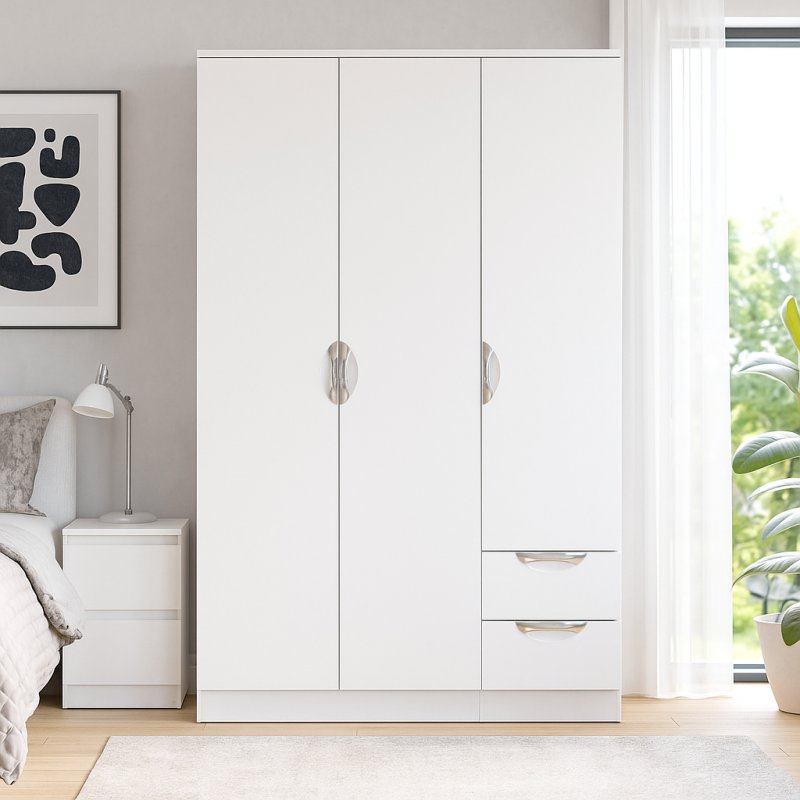 Carisbrooke Triple Plain + Drawer Robe Carisbrooke Triple Plain + Drawer Robe