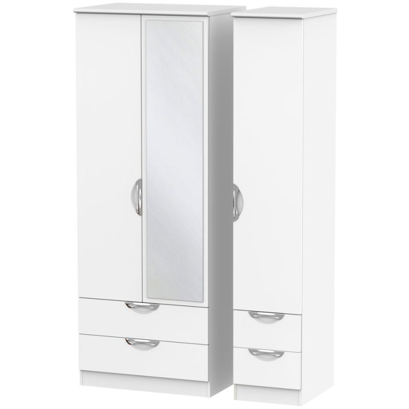 Carisbrooke Tall Triple 2 Drawer Mirror + Drawer Robe Carisbrooke Tall Triple 2 Drawer Mirror + Drawer Robe