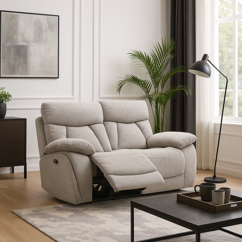 Belfort 2 Seater Power Recliner Sofa in Lisbon Beige Belfort 2 Seater Power Recliner Sofa in Lisbon Beige