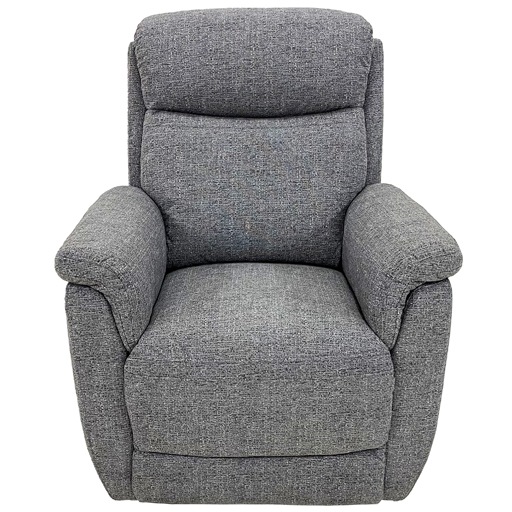 Kansas Electric Recliner Chair - Grey Fabric Kansas Electric Recliner Chair - Grey Fabric