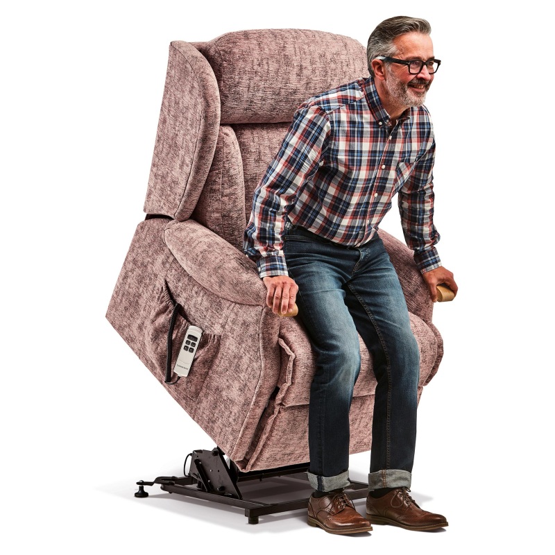 Sherborne Cartmel Knuckle Royale Cloud Comfort Riser Recliner with Head Adjustment Sherborne Cartmel Knuckle Royale Cloud Comfort Riser Recliner with Head Adjustment