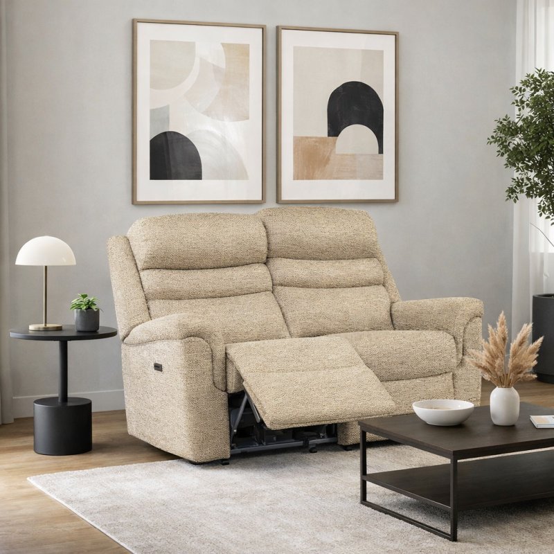 Sherborne Leyburn Standard 2 Seater Power Recliner Sofa with Head Adjust Sherborne Leyburn Standard 2 Seater Power Recliner Sofa with Head Adjust