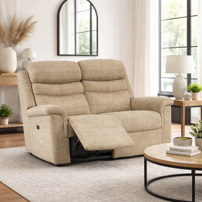 Sherborne Leyburn Standard 2 Seater Rechargeable Power Recliner Sofa with Head Adjust Sherborne Leyburn Standard 2 Seater Rechargeable Power Recliner Sofa with Head Adjust