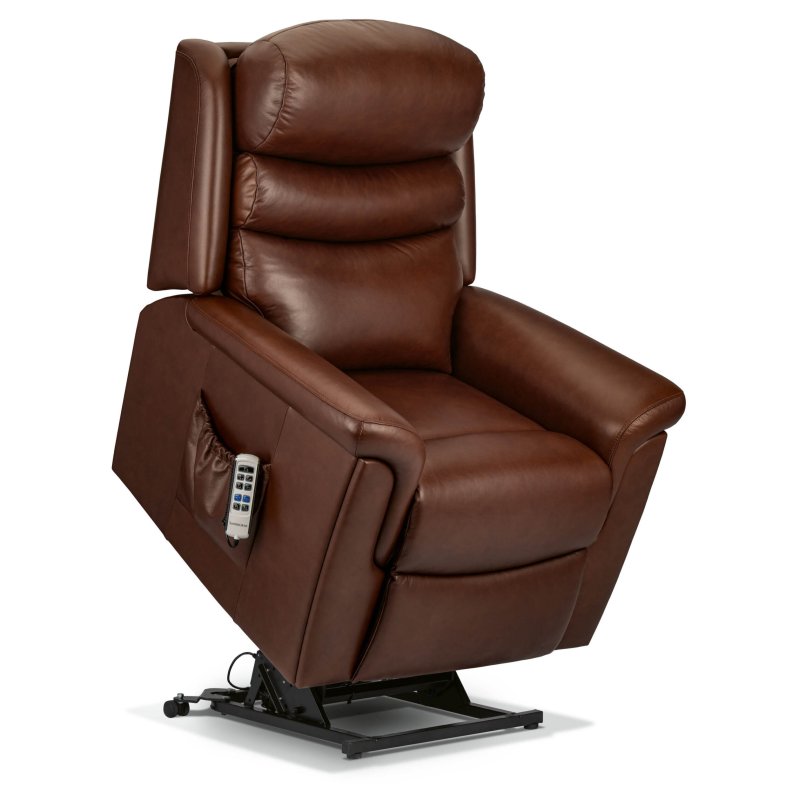 Sherborne Leyburn Petite 1-Motor Electric Riser Recliner Chair with Head Adjust Sherborne Leyburn Petite 1-Motor Electric Riser Recliner Chair with Head Adjust