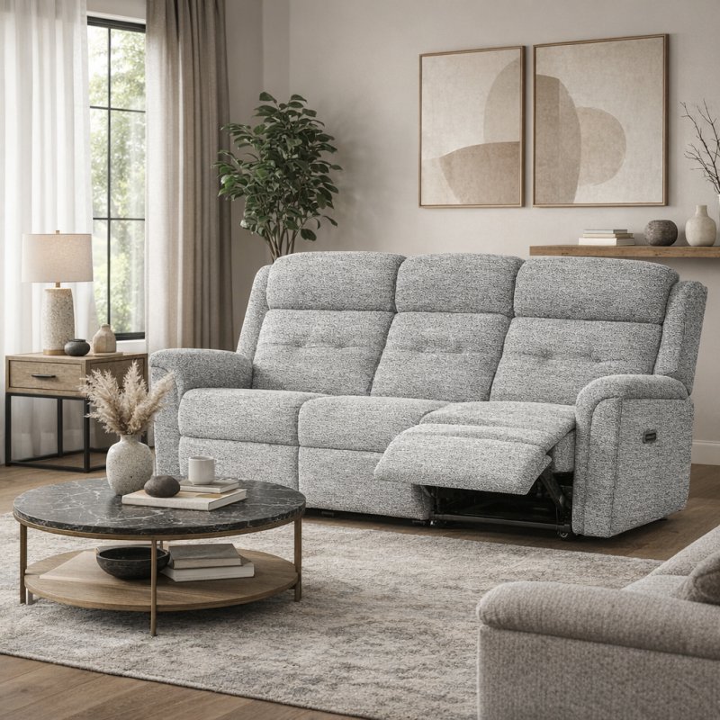 Sherborne Roma Standard Powered Reclining 3 Seater with Head Adjust Sherborne Roma Standard Powered Reclining 3 Seater with Head Adjust