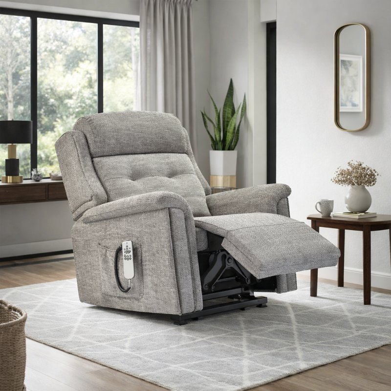 Sherborne Roma Petite 2 Motor Electric Riser Recliner with Head & Lumbar Adjust Sherborne Roma Petite 2 Motor Electric Riser Recliner with Head & Lumbar Adjust