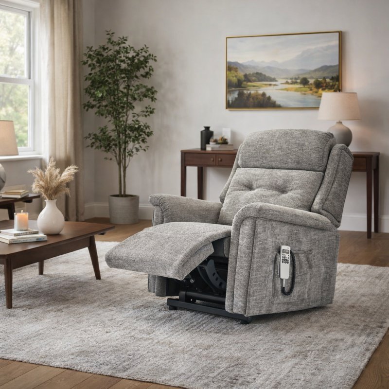 Sherborne Roma Petite Cloud Comfort Riser Recliner with Head & Lumbar Adjust Sherborne Roma Petite Cloud Comfort Riser Recliner with Head & Lumbar Adjust