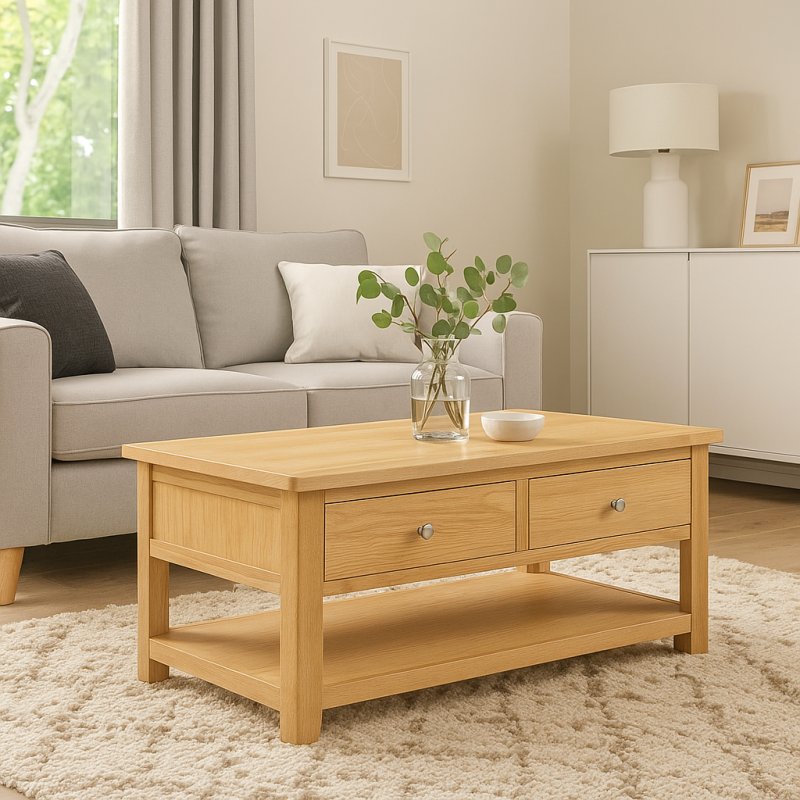 Newbridge Coffee Table with Drawers Newbridge Coffee Table with Drawers