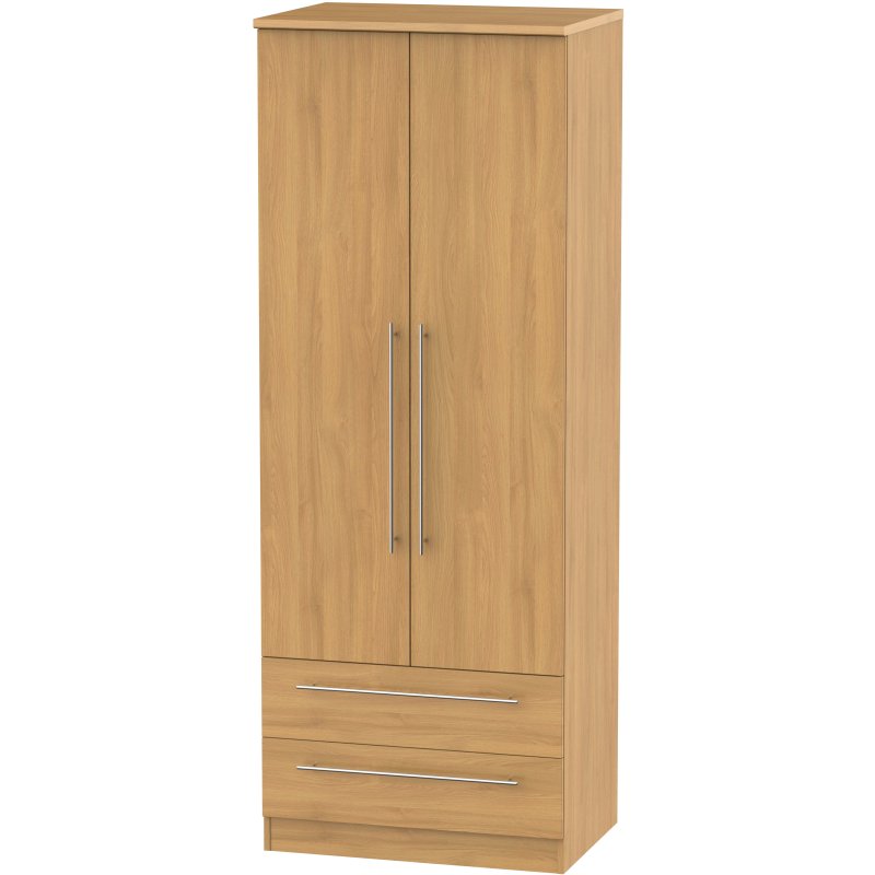 Shalcombe Tall 2ft6in 2 Drawer Robe Shalcombe Tall 2ft6in 2 Drawer Robe