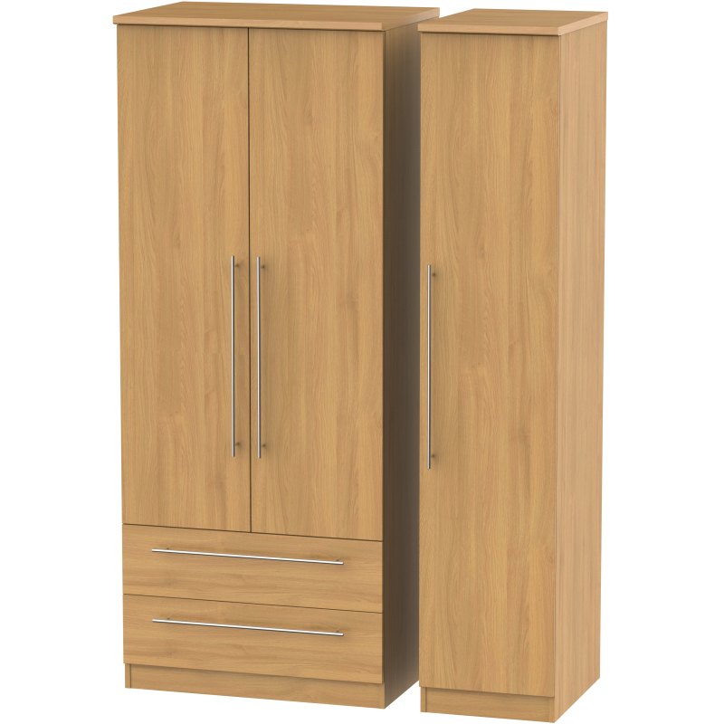 Shalcombe Triple 2 Drawer Robe Shalcombe Triple 2 Drawer Robe