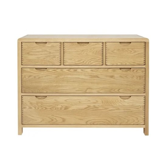 Bosco 5 Drawer Wide Chest Bosco 5 Drawer Wide Chest