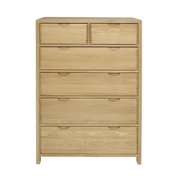 Ercol Bosco 6 Drawer Tall Wide Chest Ercol Bosco 6 Drawer Tall Wide Chest