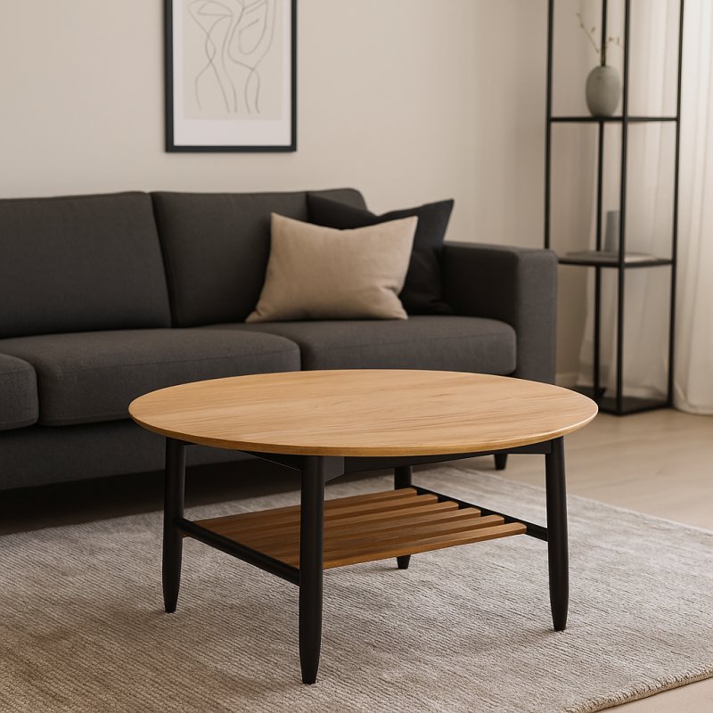 Ercol Monza Round Coffee Table Ercol Monza Round Coffee Table