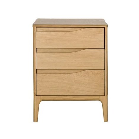 Ercol Rimini 3 Drawer Bedside Cabinet Ercol Rimini 3 Drawer Bedside Cabinet