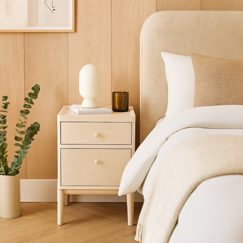 Ercol Salina 2 Drawer Bedside Cabinet Ercol Salina 2 Drawer Bedside Cabinet