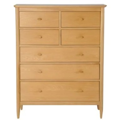 Ercol Teramo 7 Drawer Tall Wide Chest Ercol Teramo 7 Drawer Tall Wide Chest