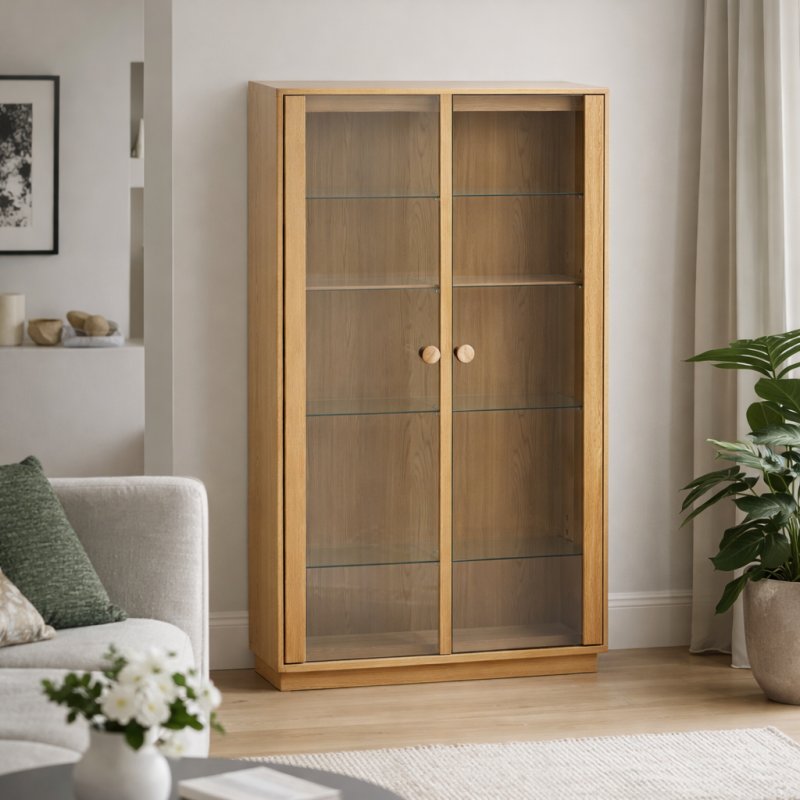 Ercol Windsor Medium Display Cabinet Ercol Windsor Medium Display Cabinet