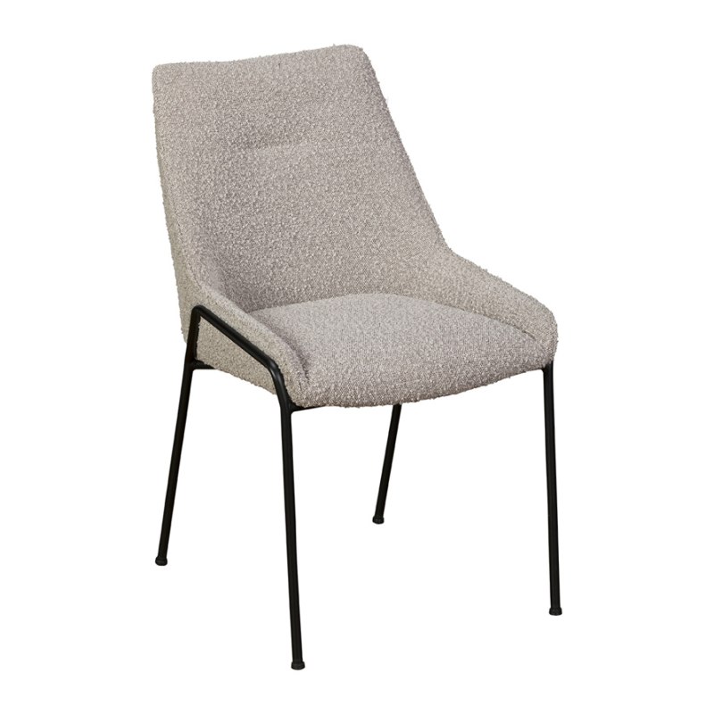 Calbourne Dining Chair in Grey Boucle Calbourne Dining Chair in Grey Boucle
